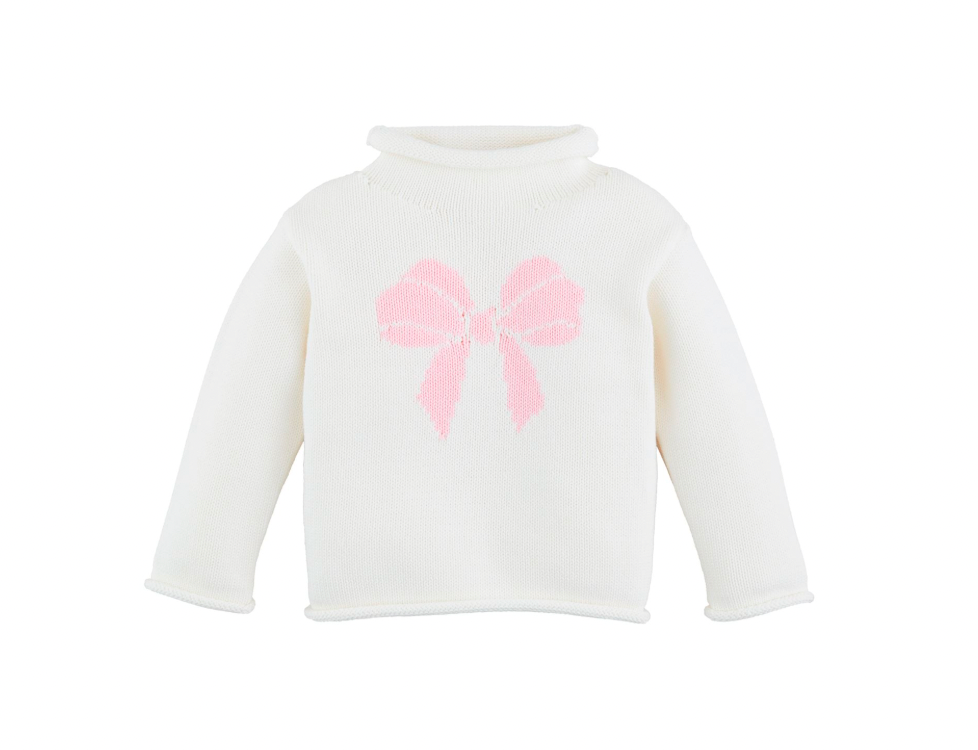 Bow Roll Neck Sweater