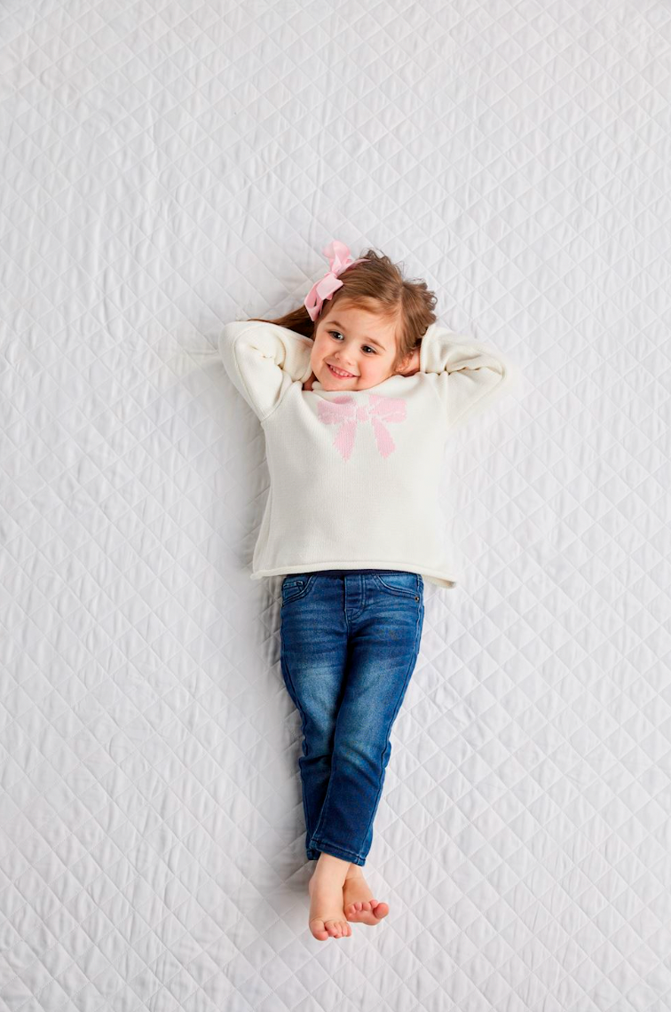 Bow Roll Neck Sweater