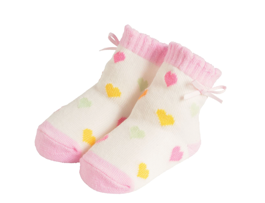 Rainbow Heart Socks