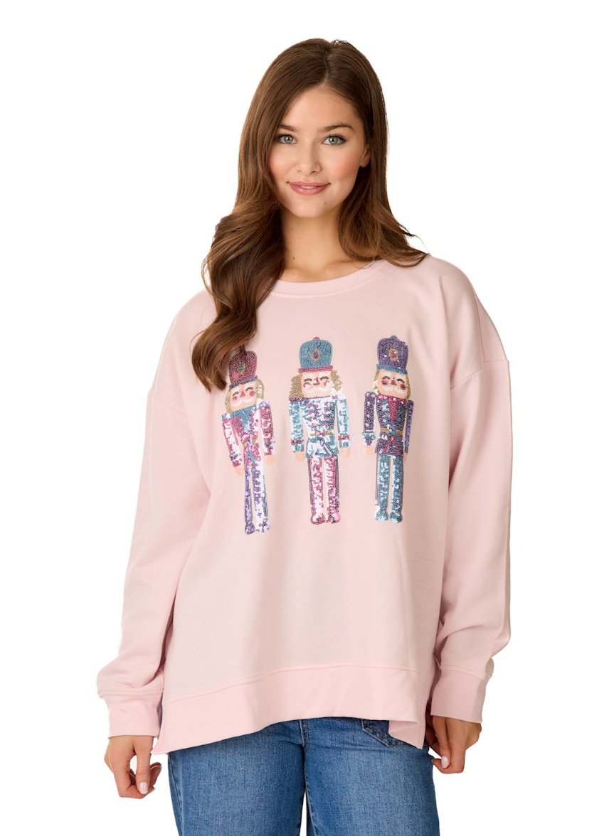 Ladies Nutcracker Sparkle Sweathshirt