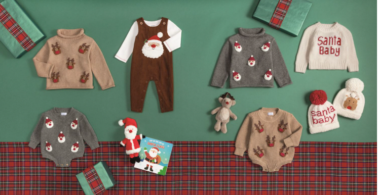 Scattered Reindeer Sweater Bubble