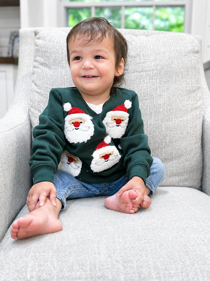 Green Santa Sweatshirt