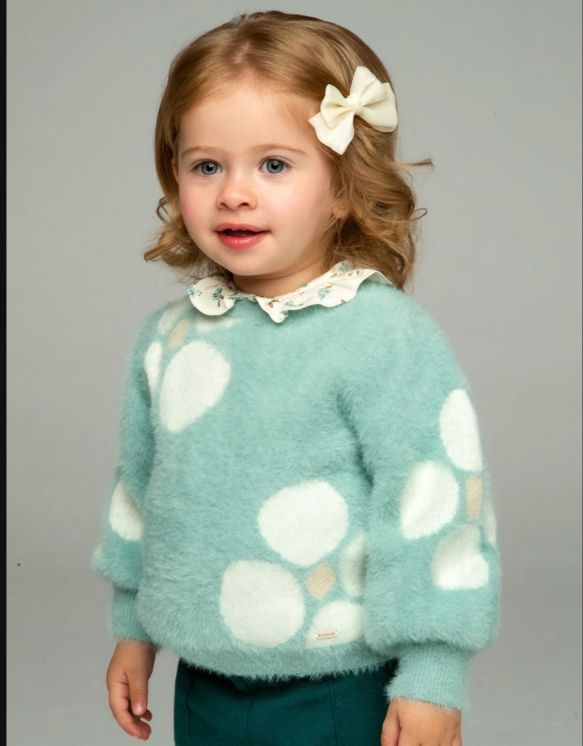Jade Flower Sweater