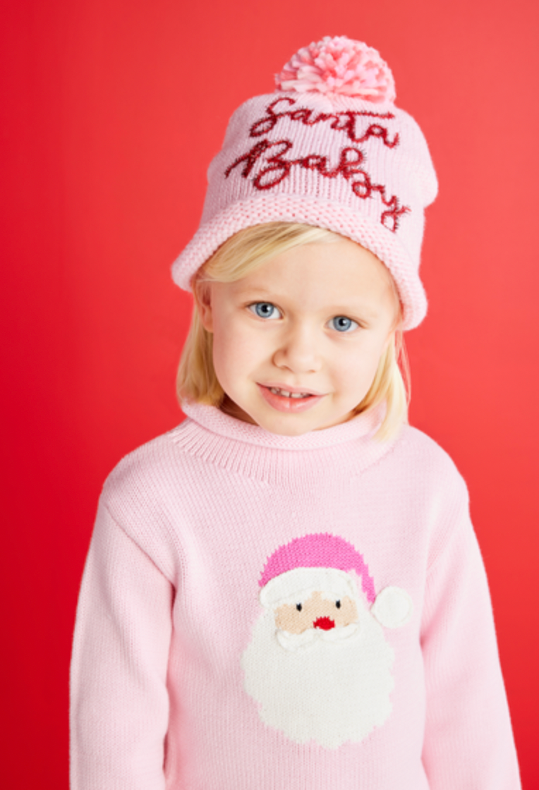 Pink Santa Sweater