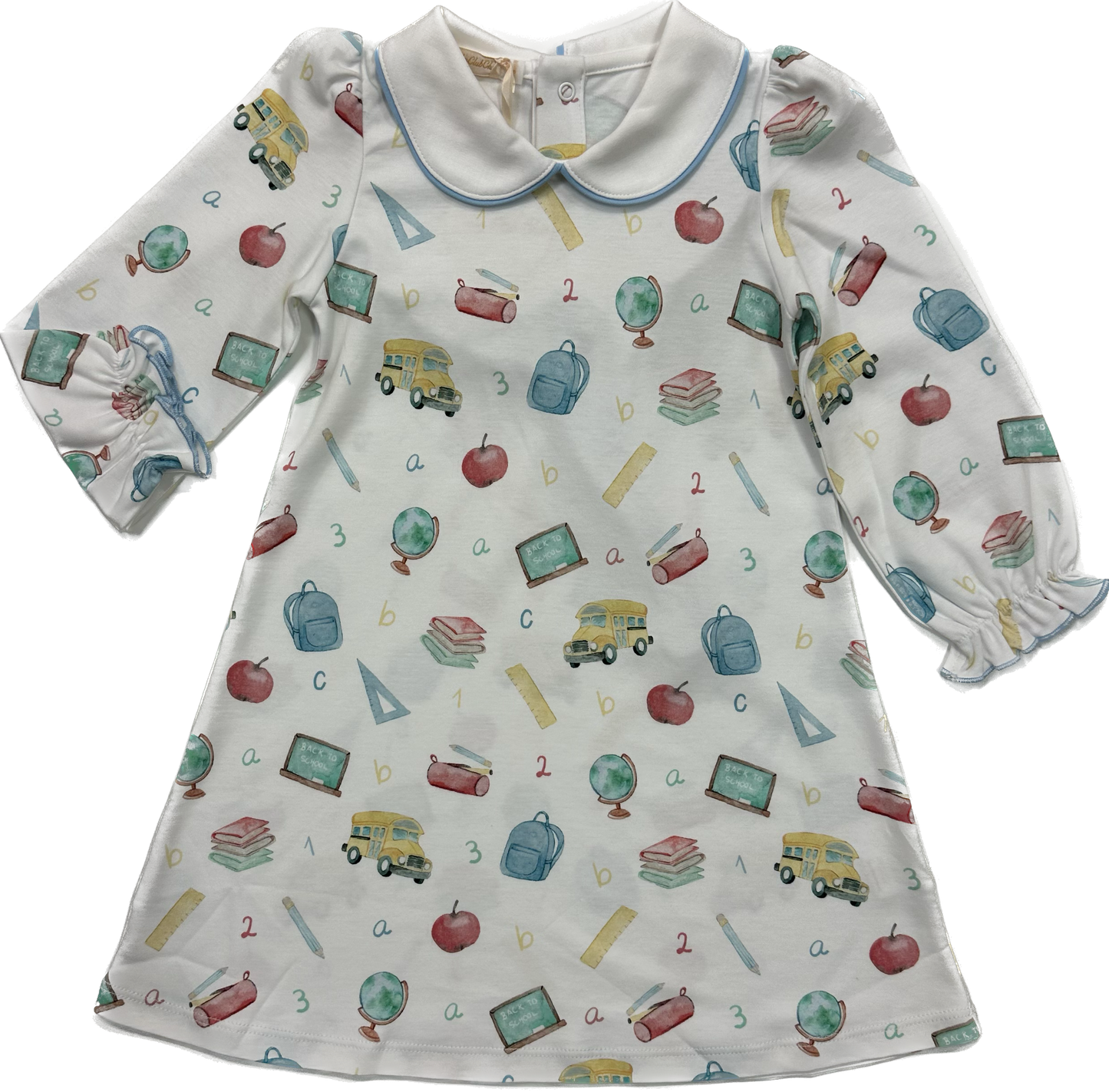 Back to School Print Dress