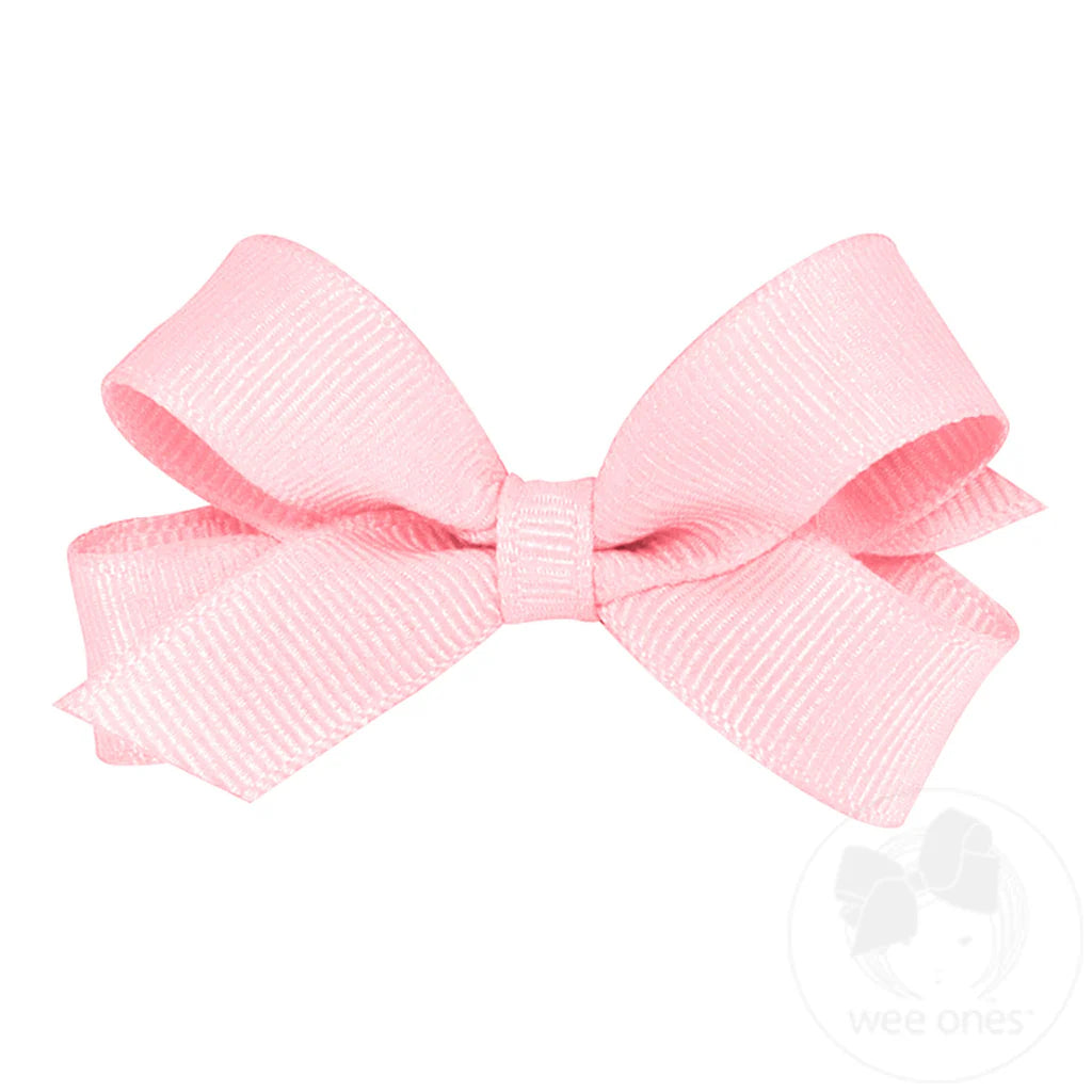 Tiny Classic Grosgrain Plain Bow