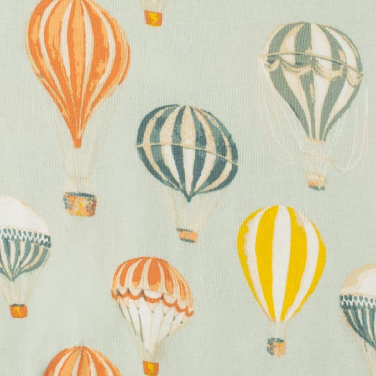Vintage Balloons Organic Zip PJ