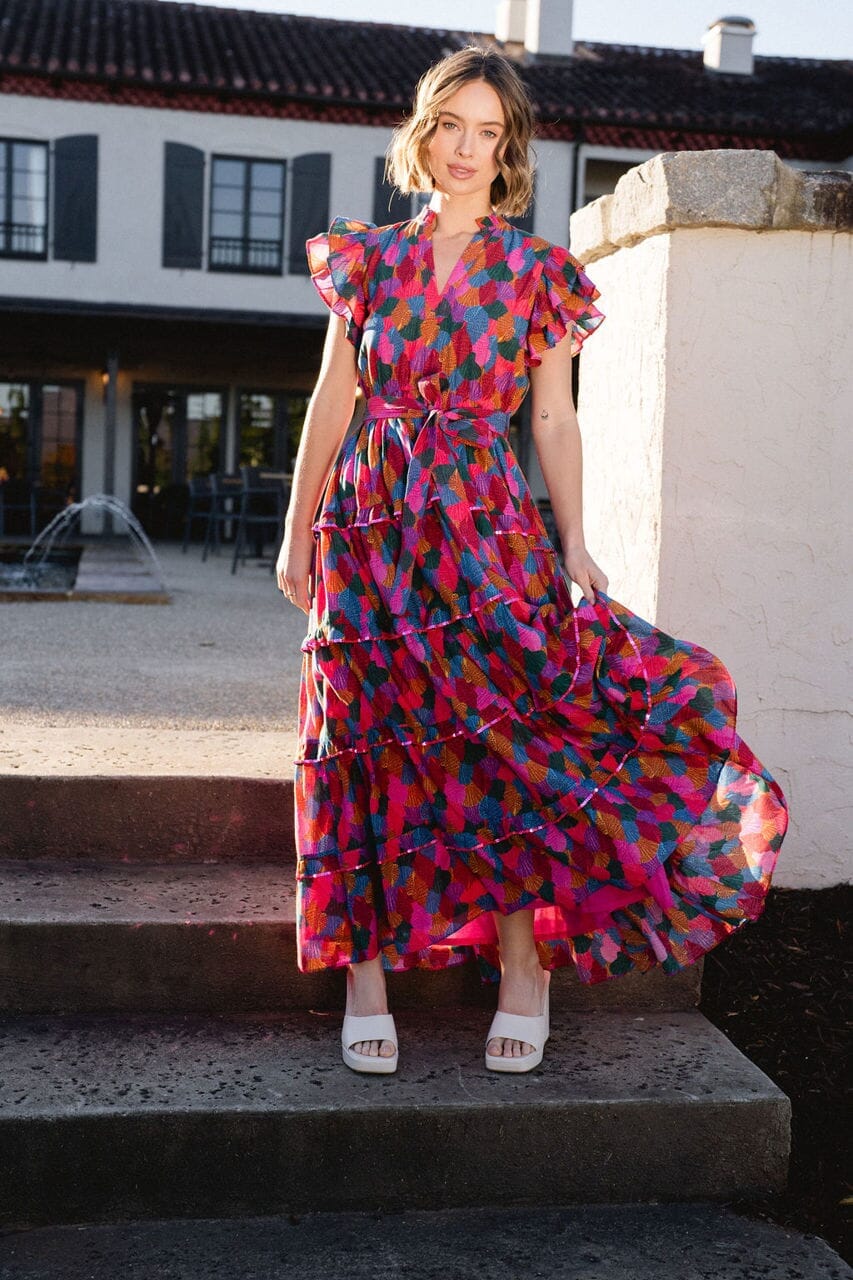 Delilah Maxi Dress - Pink - final sale Delilah Maxi Dress - Pink - final sale