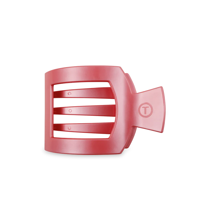 Calming Coral Med Square Clip
