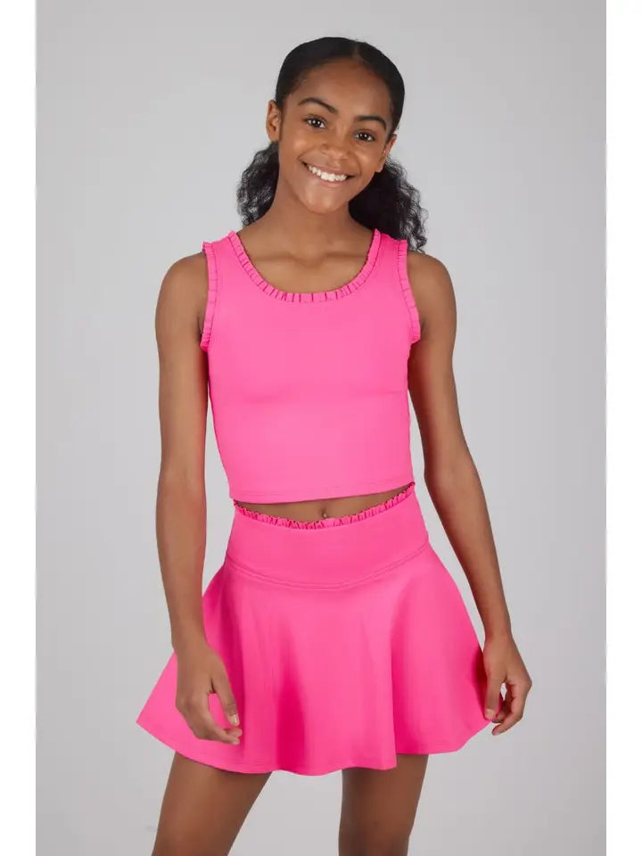 Sugar Plum Ruffle Skort Set