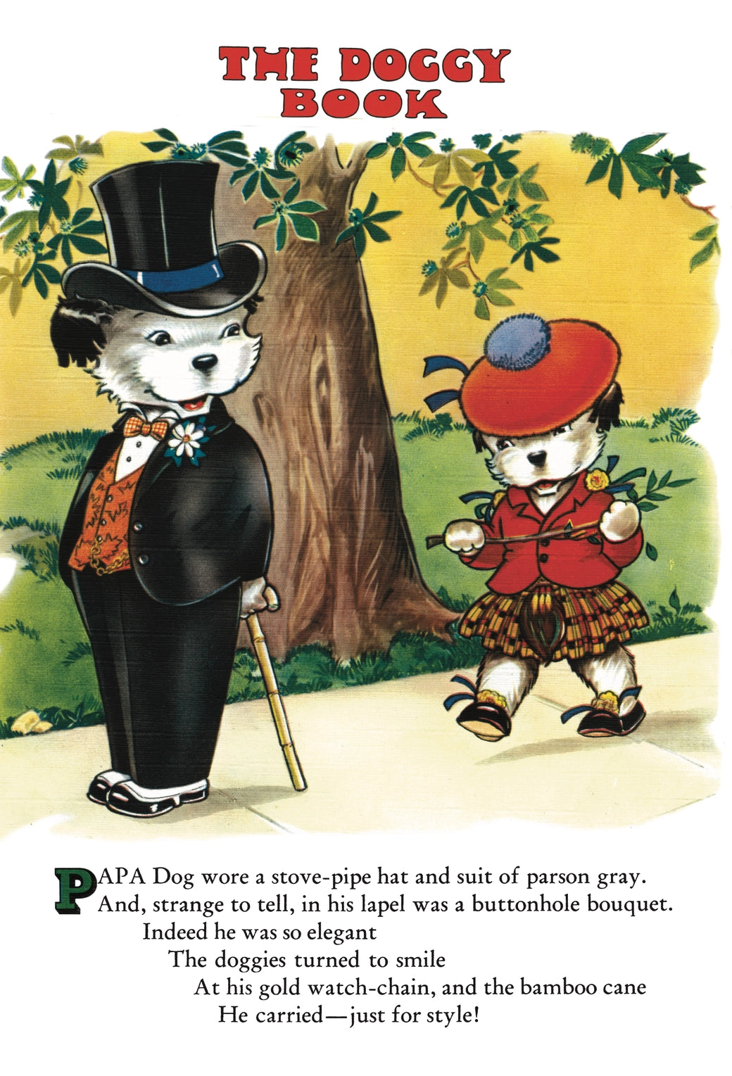 Doggy Book Vintage Book