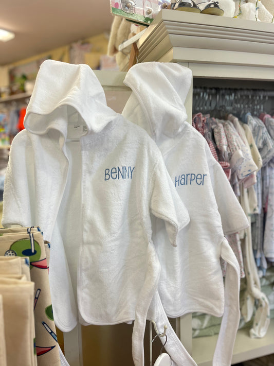 White Terry Robe