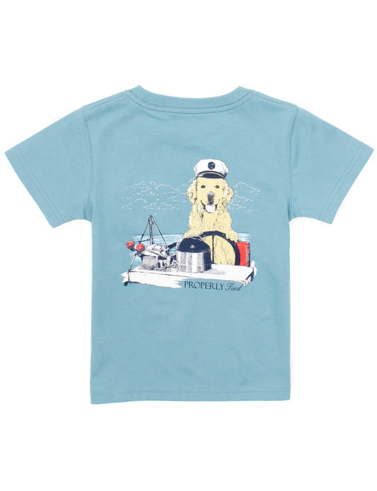 Coastal Sky Golden Captain Tee