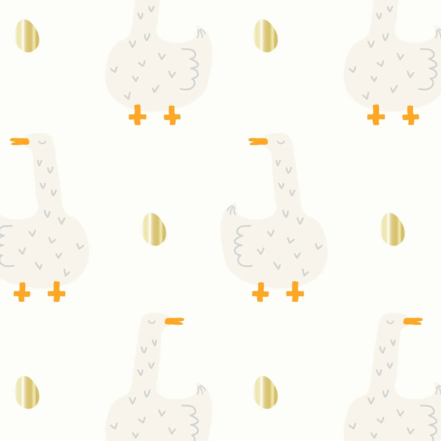 Mummy Goose Gown & Hat Set