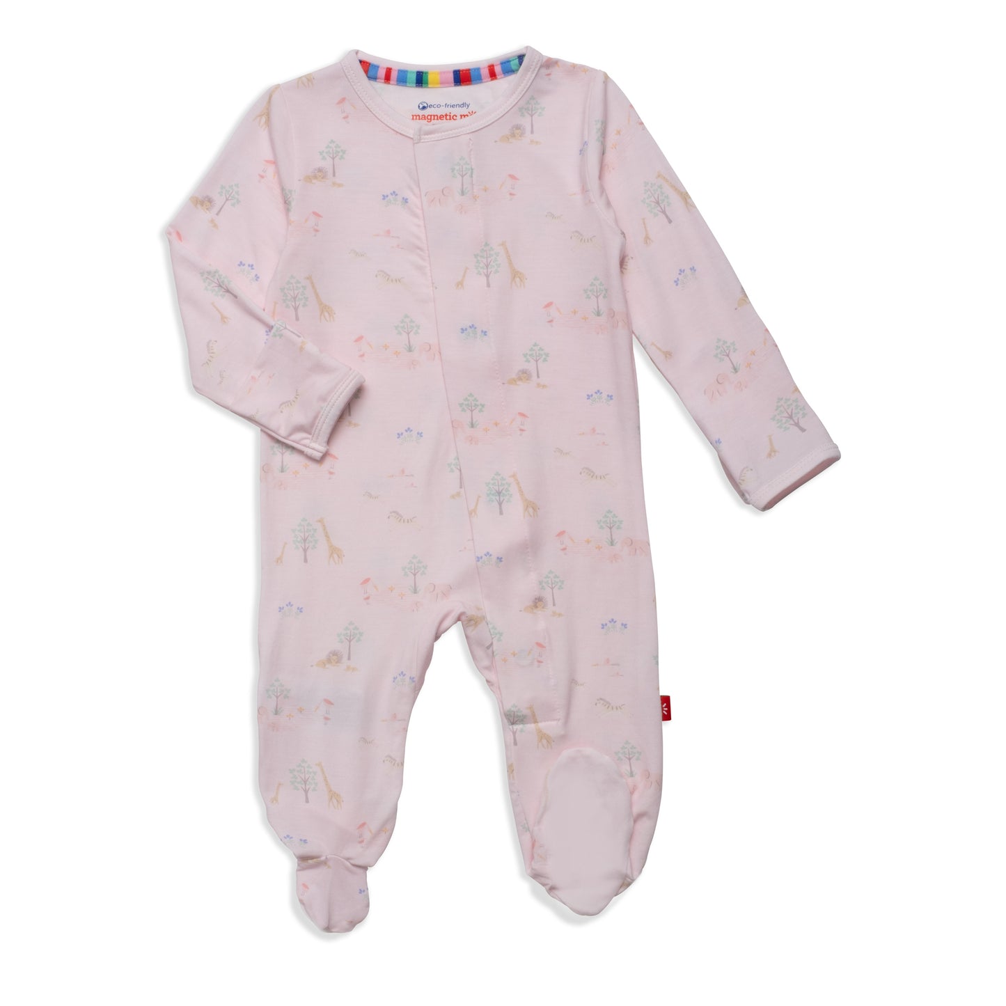 Pink Serene Safari Footie