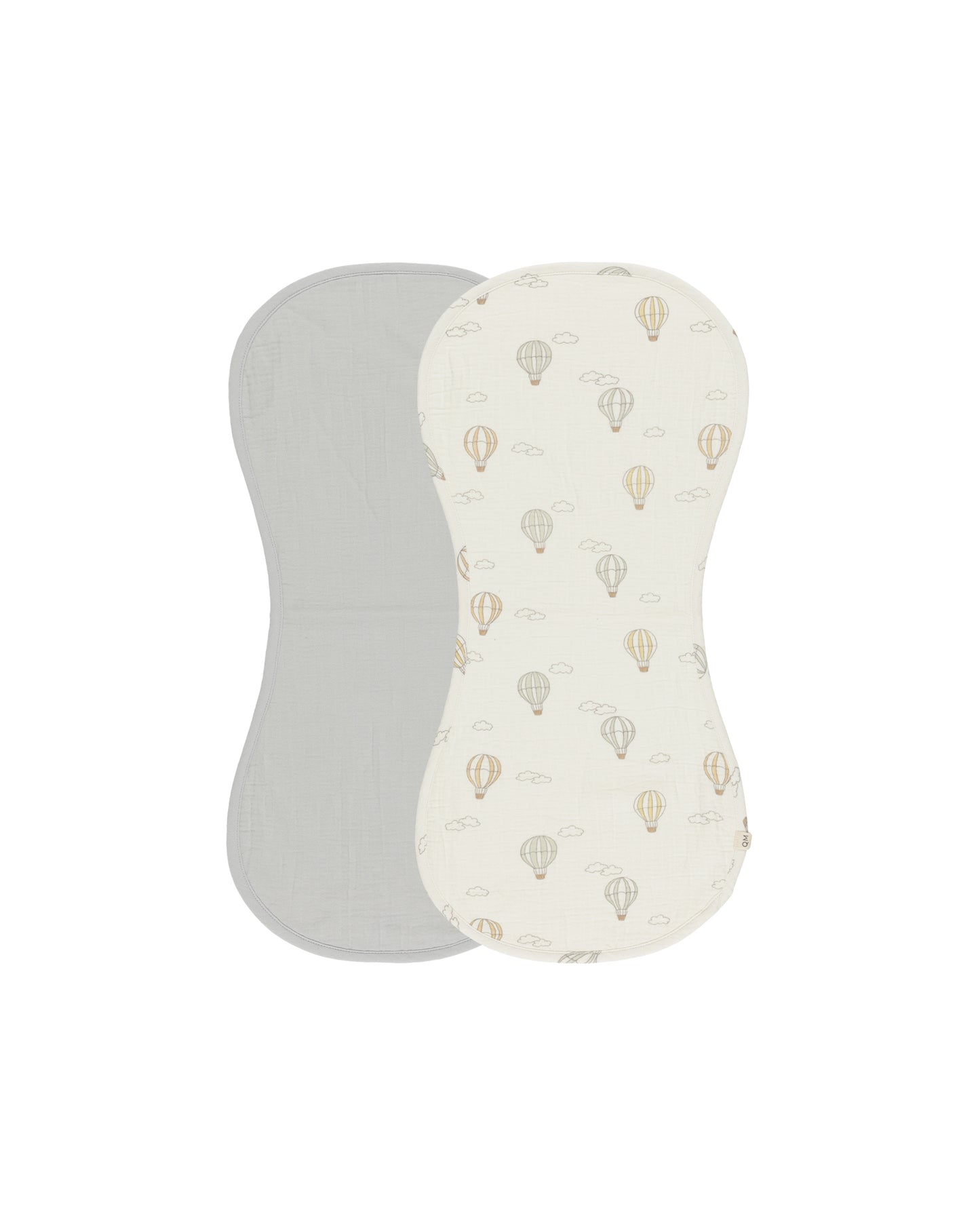 Hot Air Balloon 2 Pack Burp Cloth