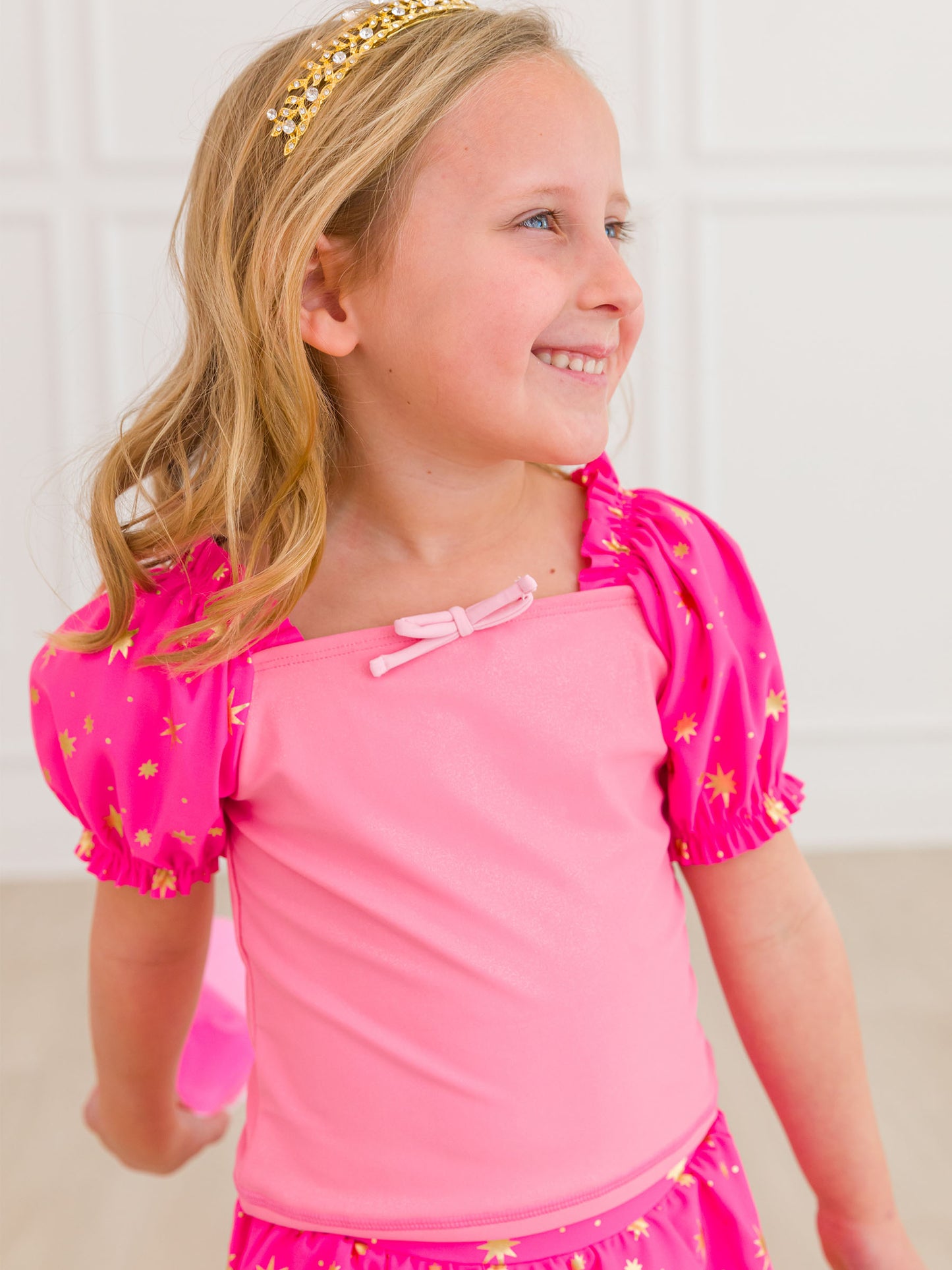 Pink Princess 2PC Skirted Swimsuit