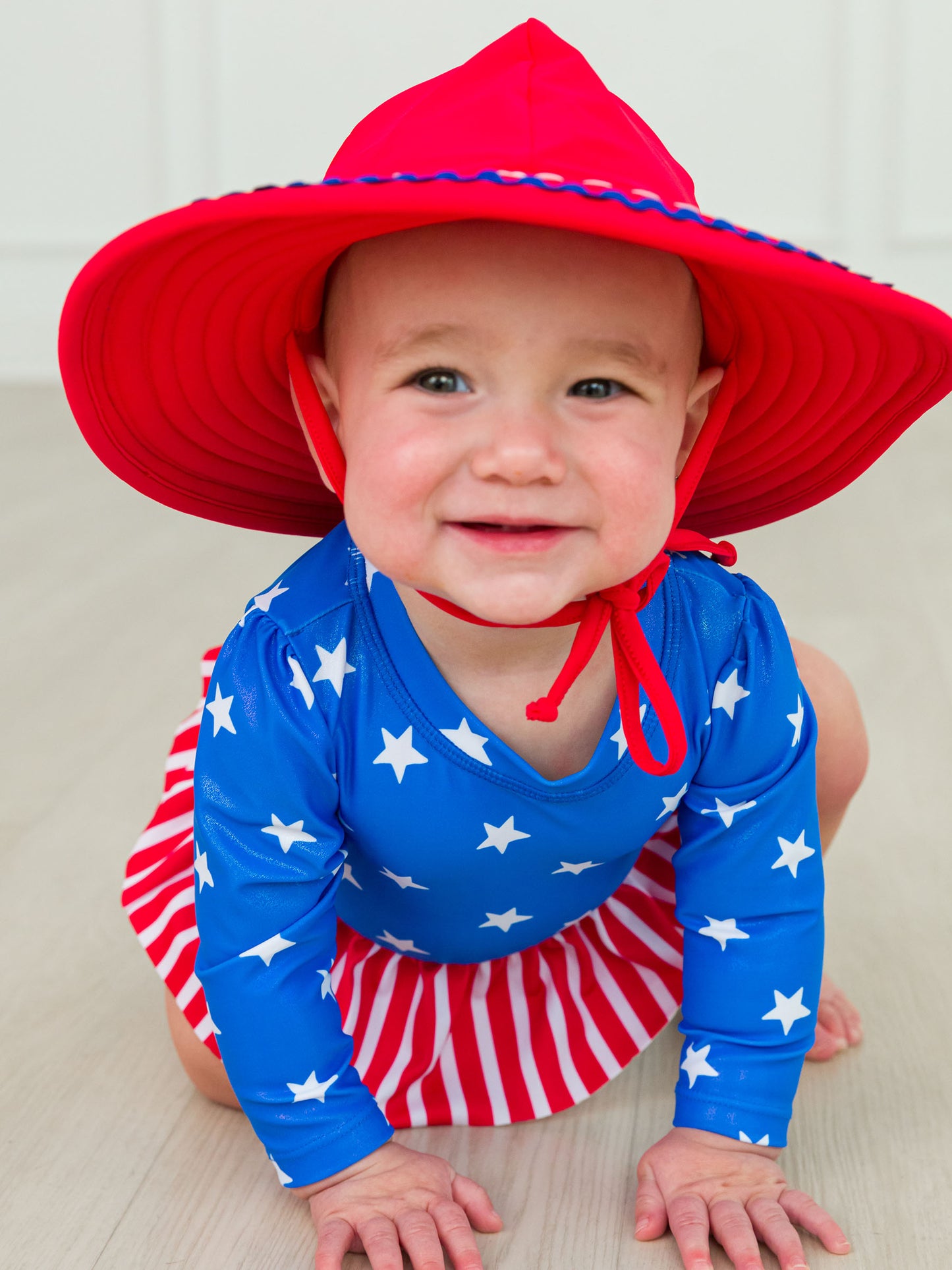 Skirted Stars & Stripes LS 1PC