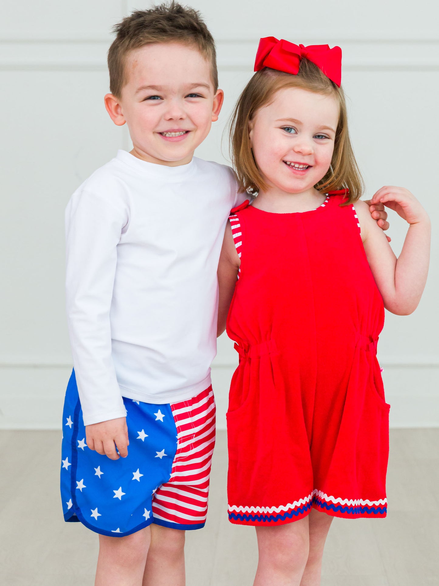 Dolphin Hem Stars & Stripes Swim Trunk