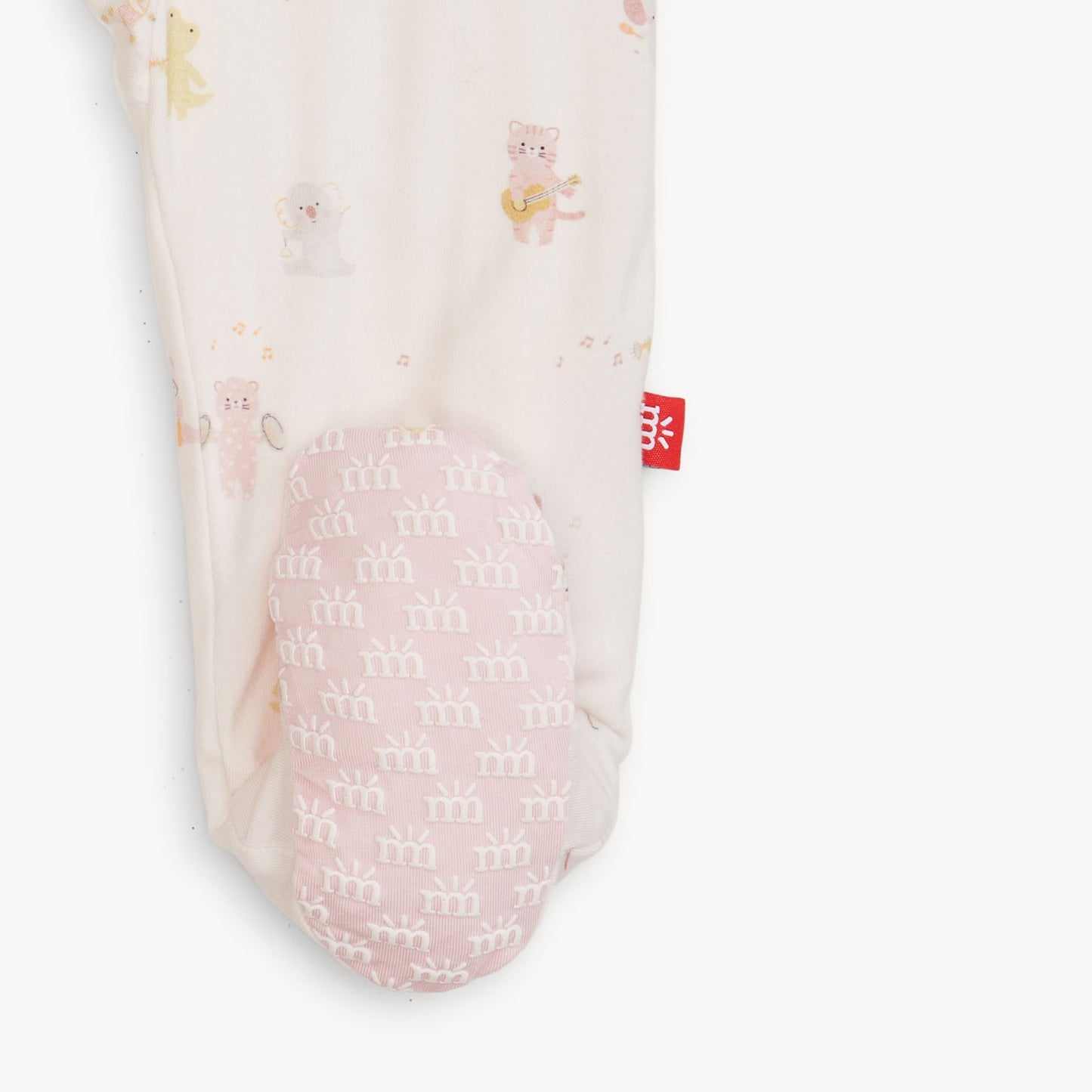 Pink Baby Beats Footie