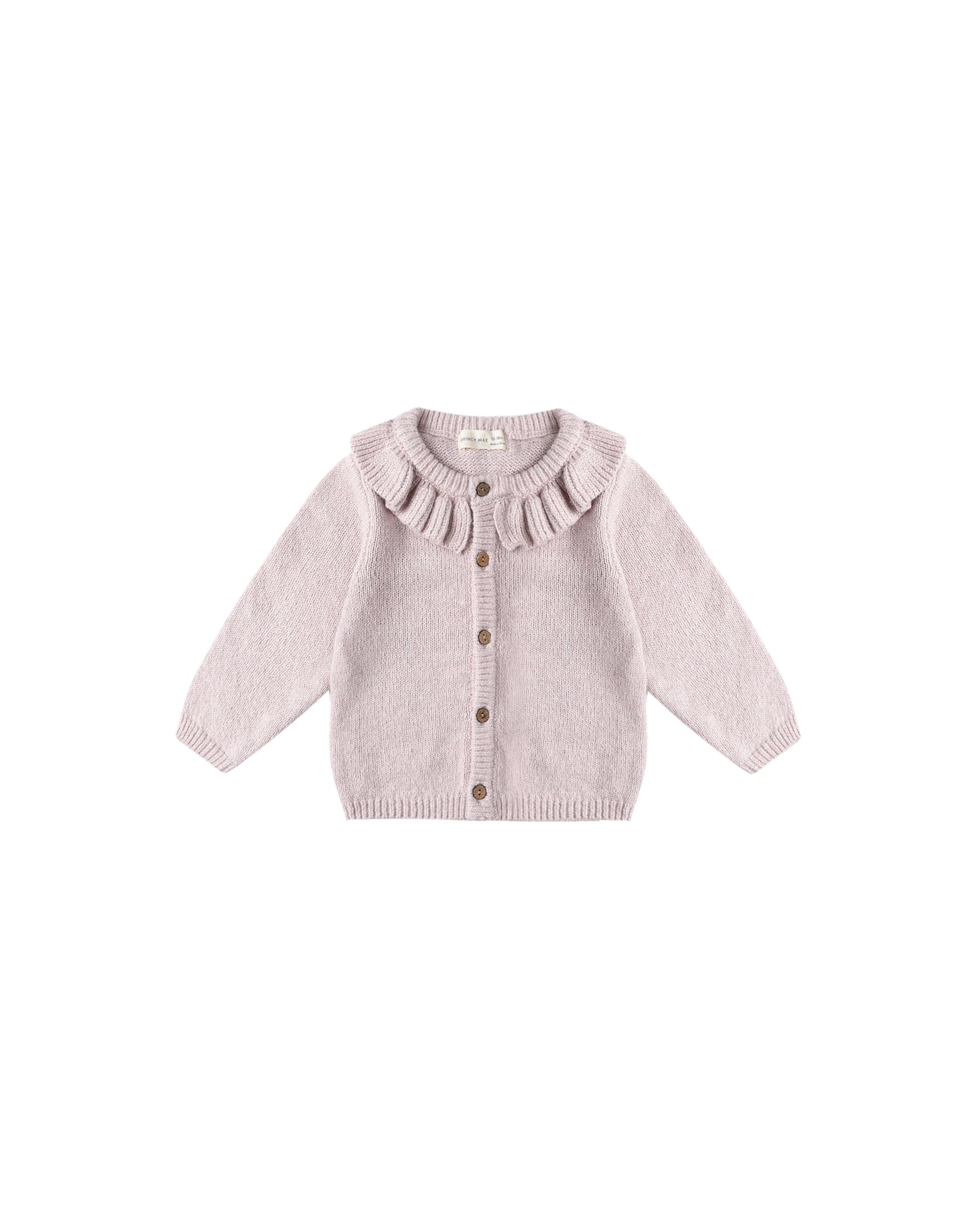 Lilac Ruffle Cardigan
