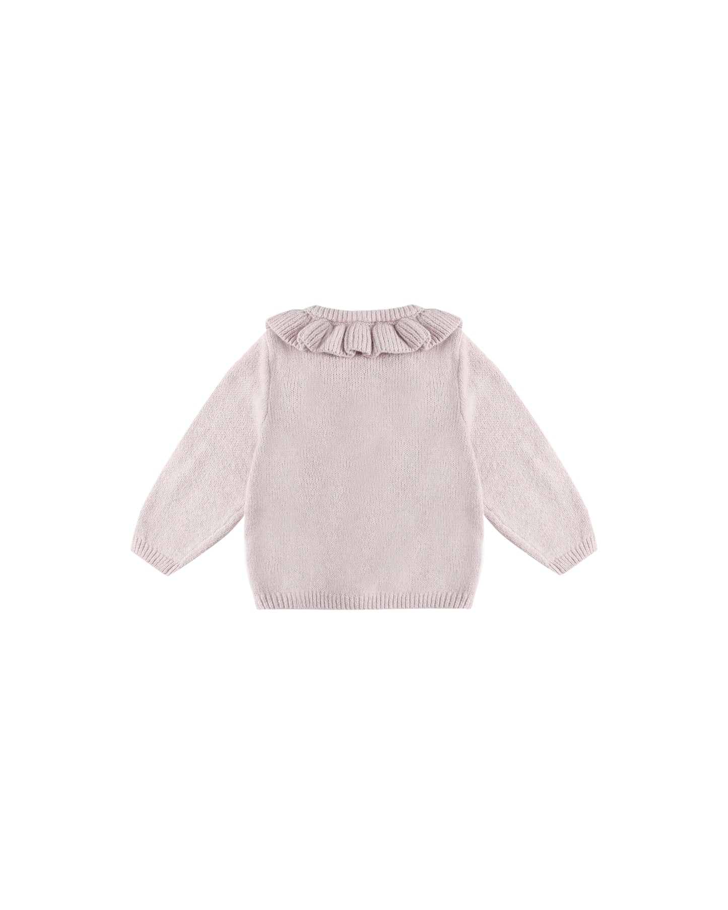 Lilac Ruffle Cardigan