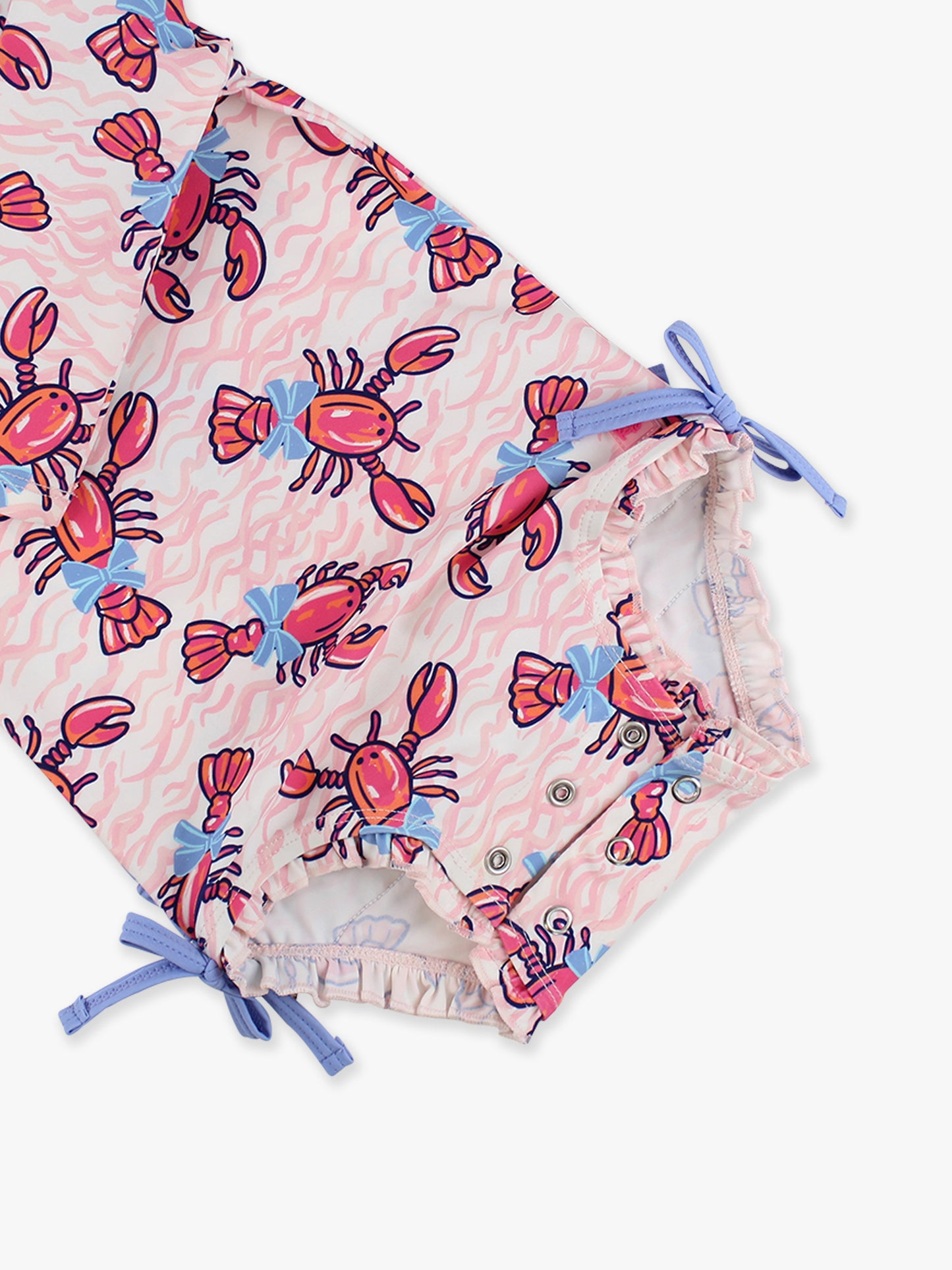 Pink Lobster Lagoon LS One Piece