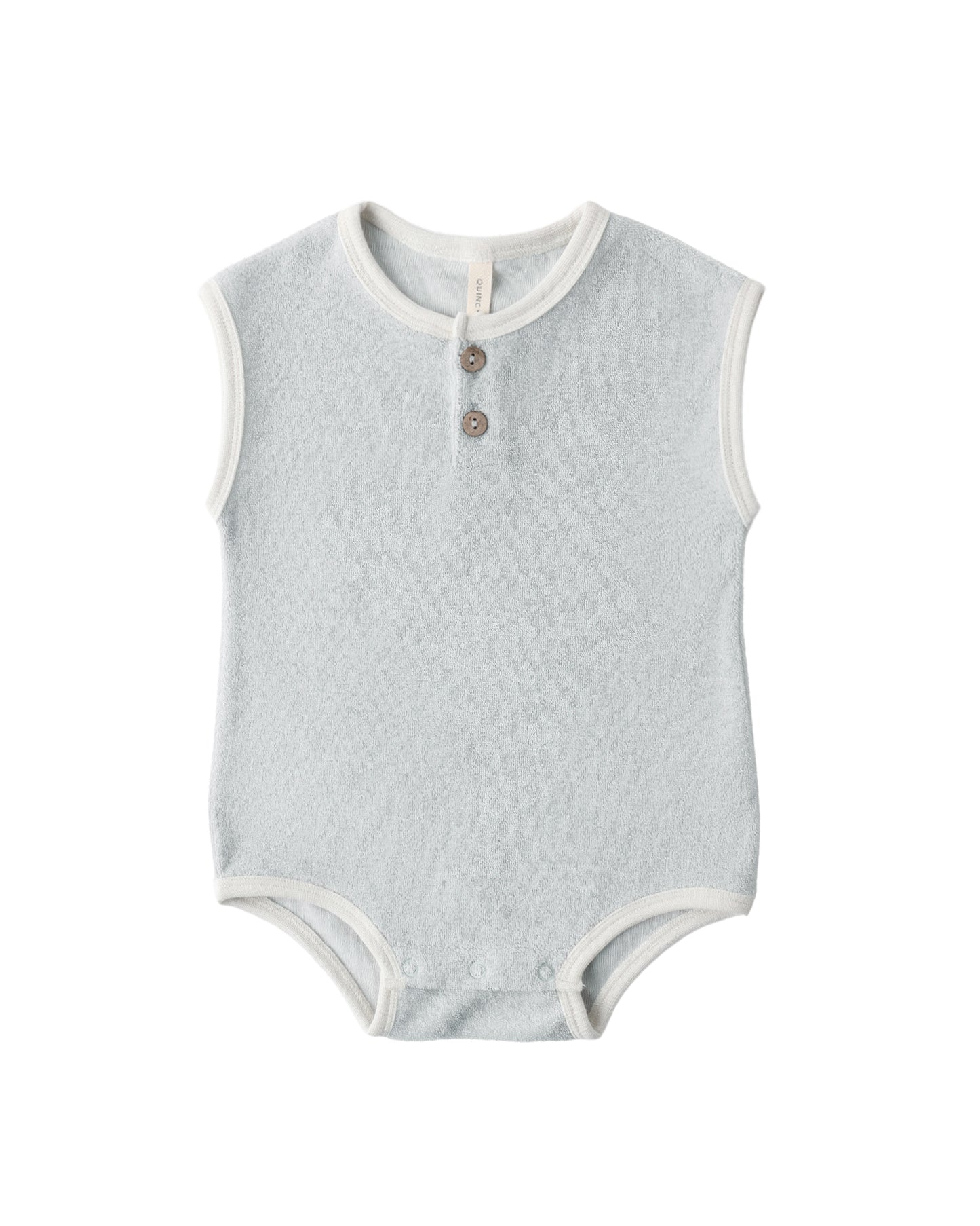 Sky Terry Cloth Romper