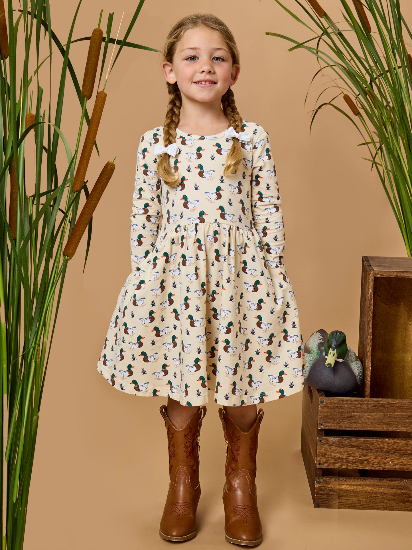 Mallard Marsh Twirl Dress
