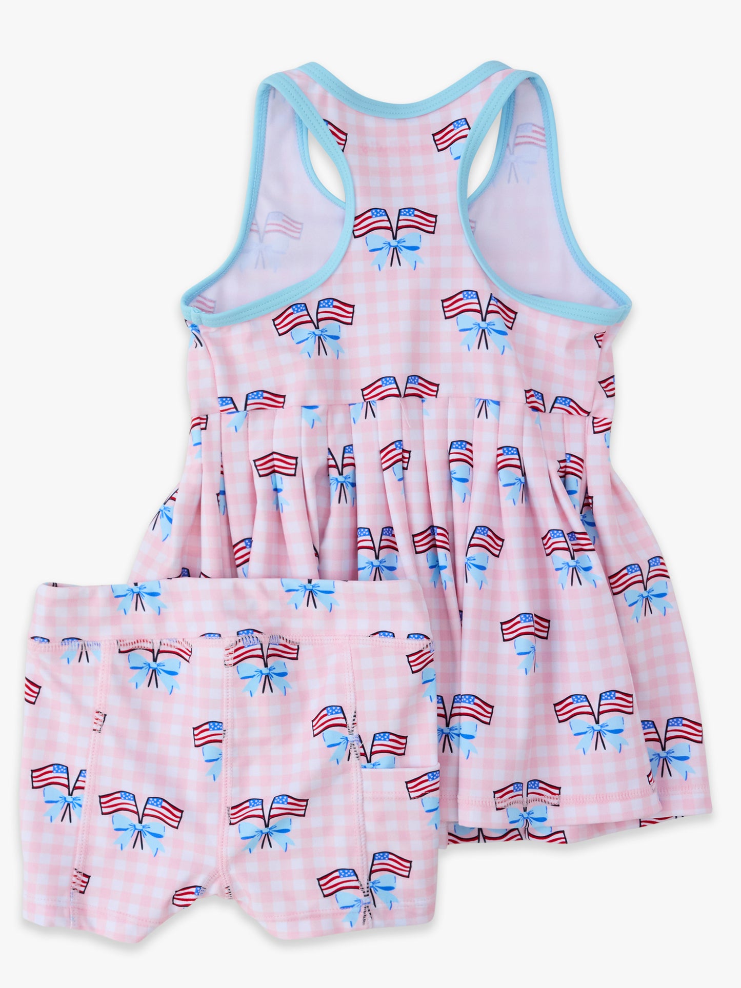Pink Patriotic Gingham