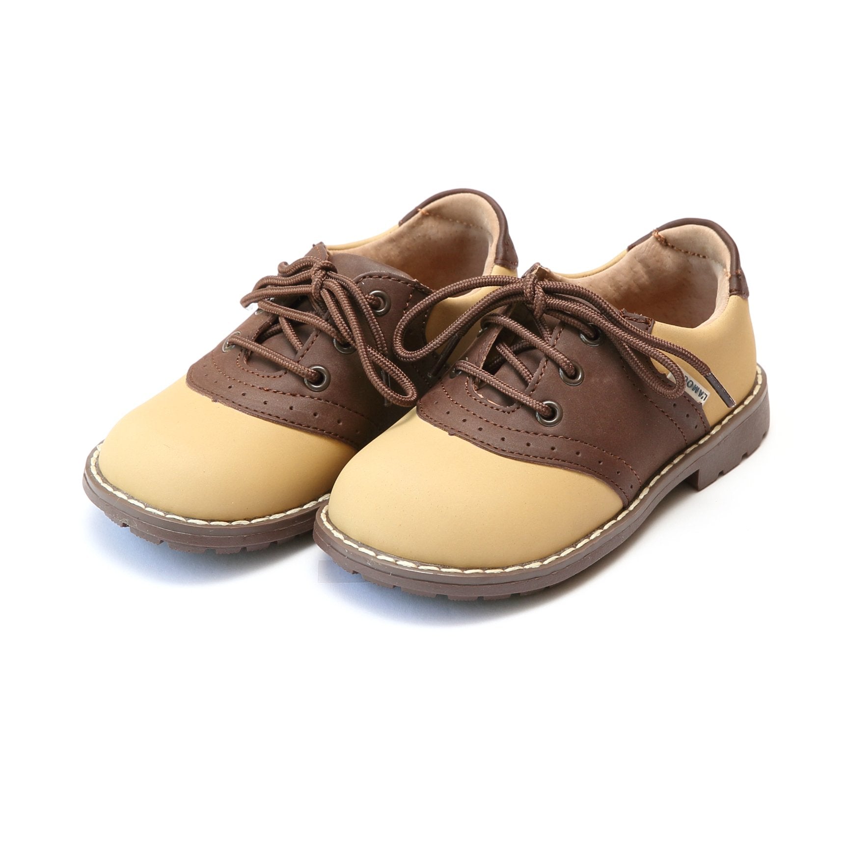 Mason Two Tone Nubuck Saddle Oxford shoe – Belli Bambini