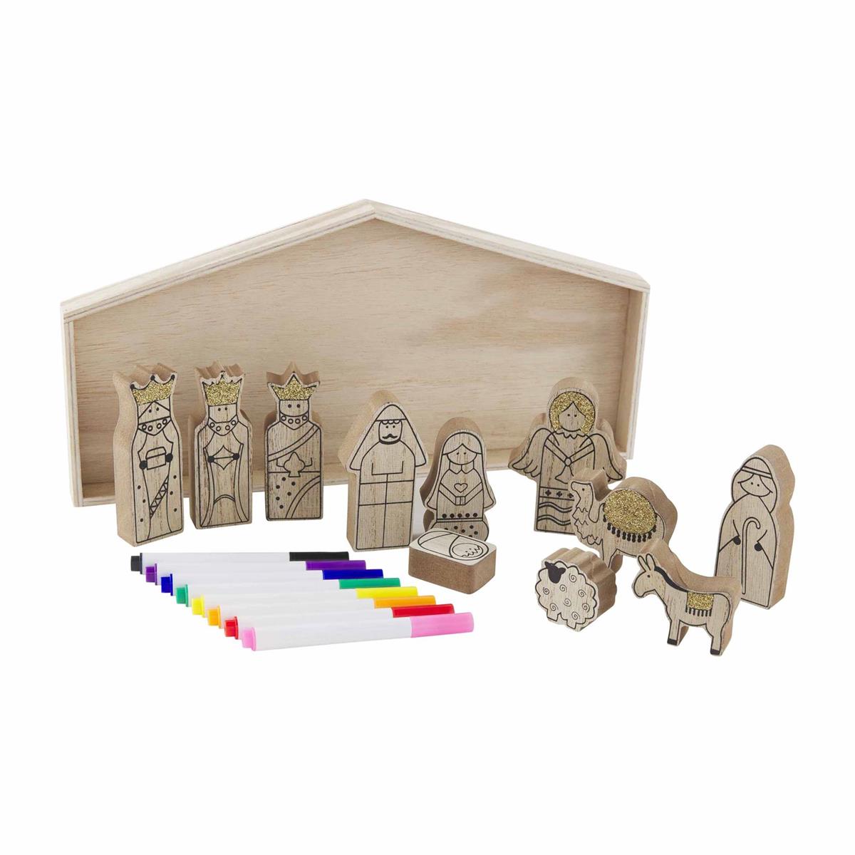 Nativity DIY Wood Set