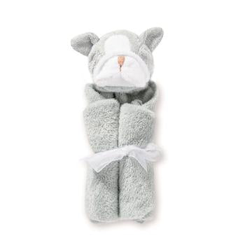 Grey Bulldog Lovie Blankie