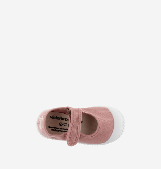 Nude Velcro Mary Janes