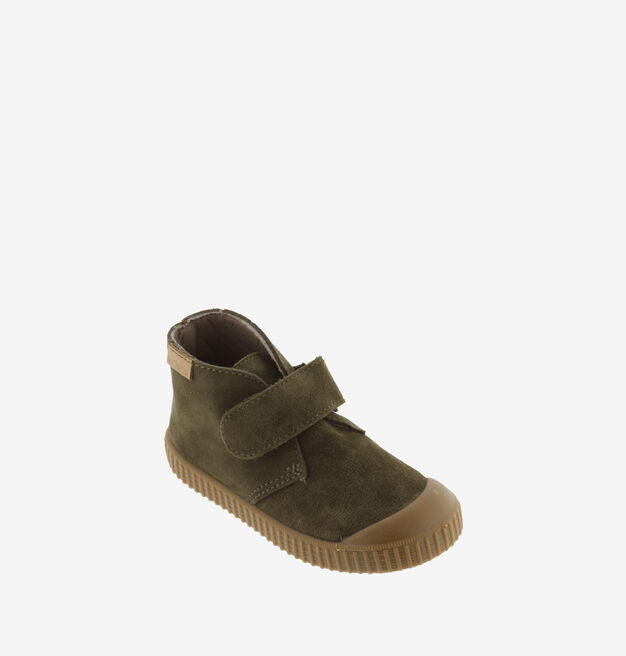 Khaki Safari Leather Plimsoll