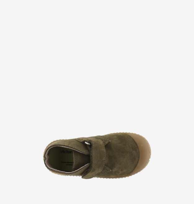 Khaki Safari Leather Plimsoll