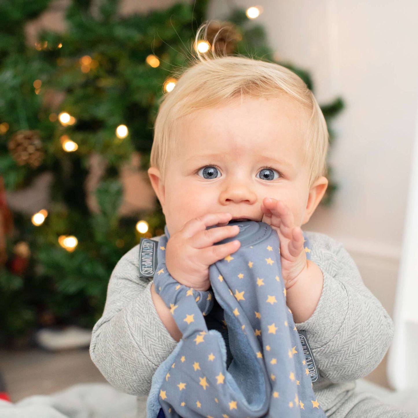 Lovey with Midnight Stars Teether