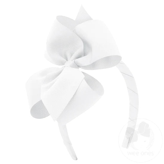 King Bow Grosgrain Headband