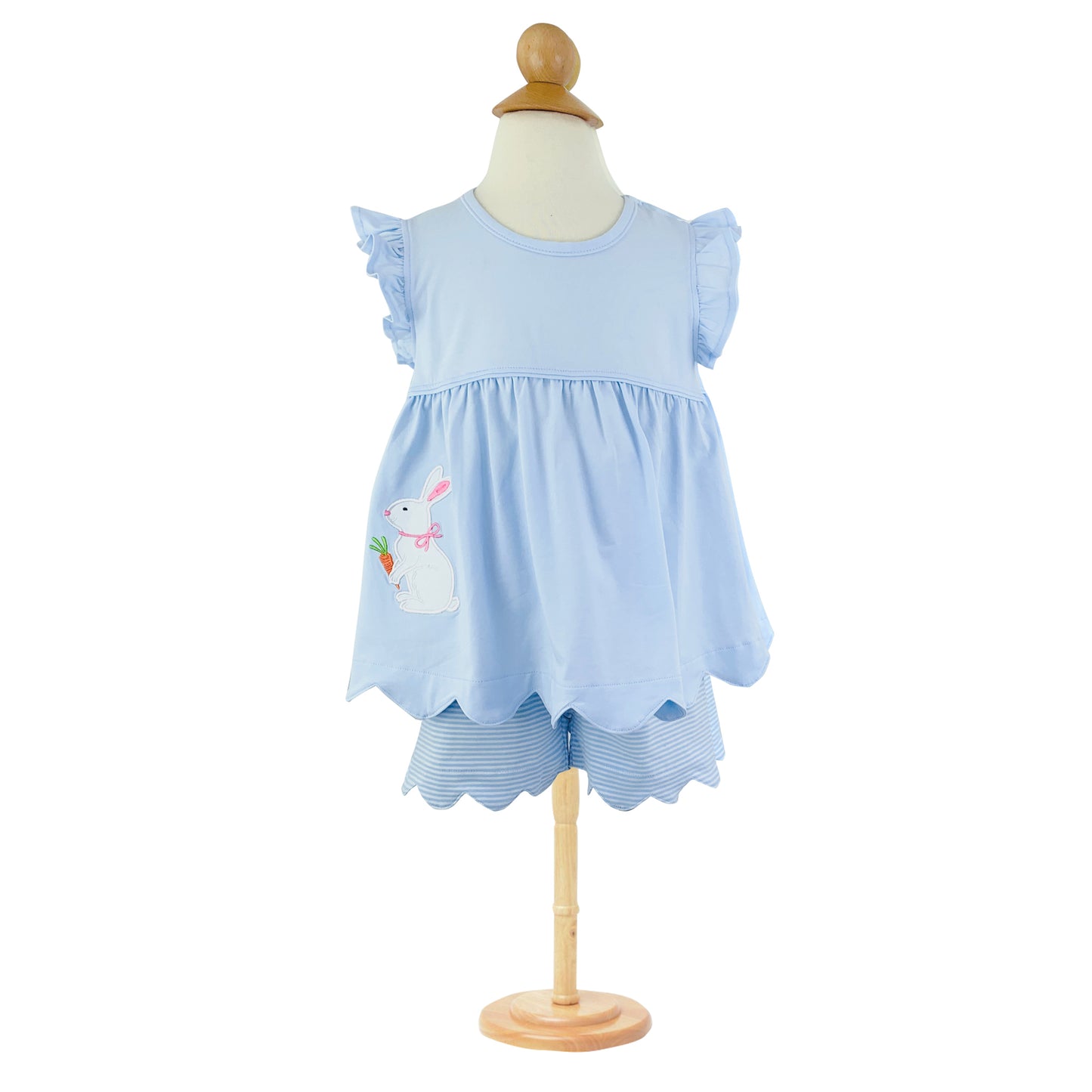 Bunny Applique Short Set