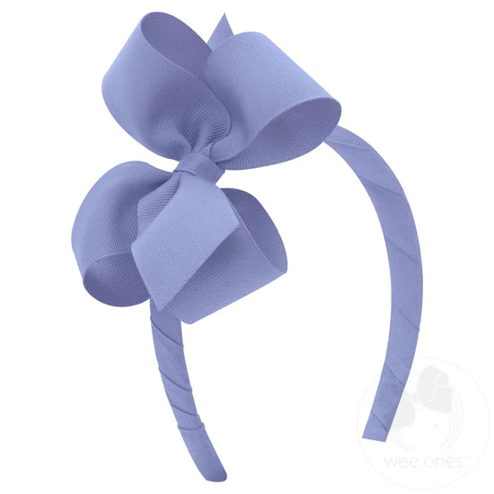 Medium Bow Grosgain Headband