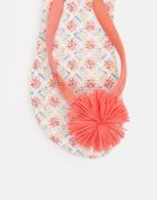 Crimson Summer Mosaic Southern Tide Flip Flops