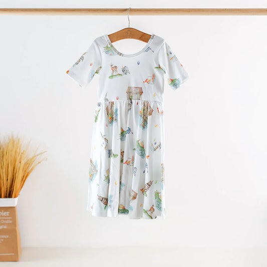 Bayou Birthday Organic Twirl Dress