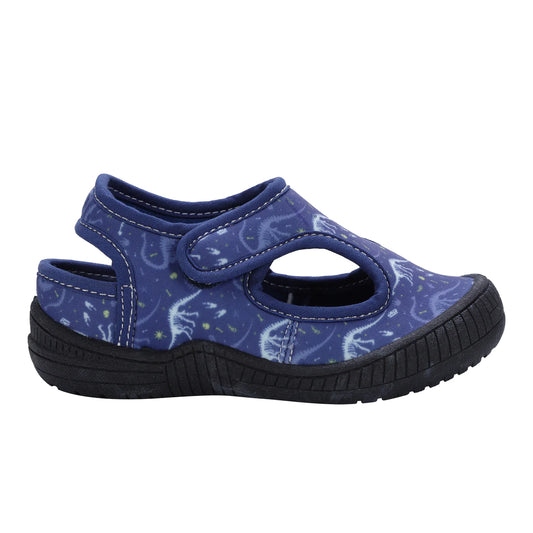 Navy Dino Splash Shoes