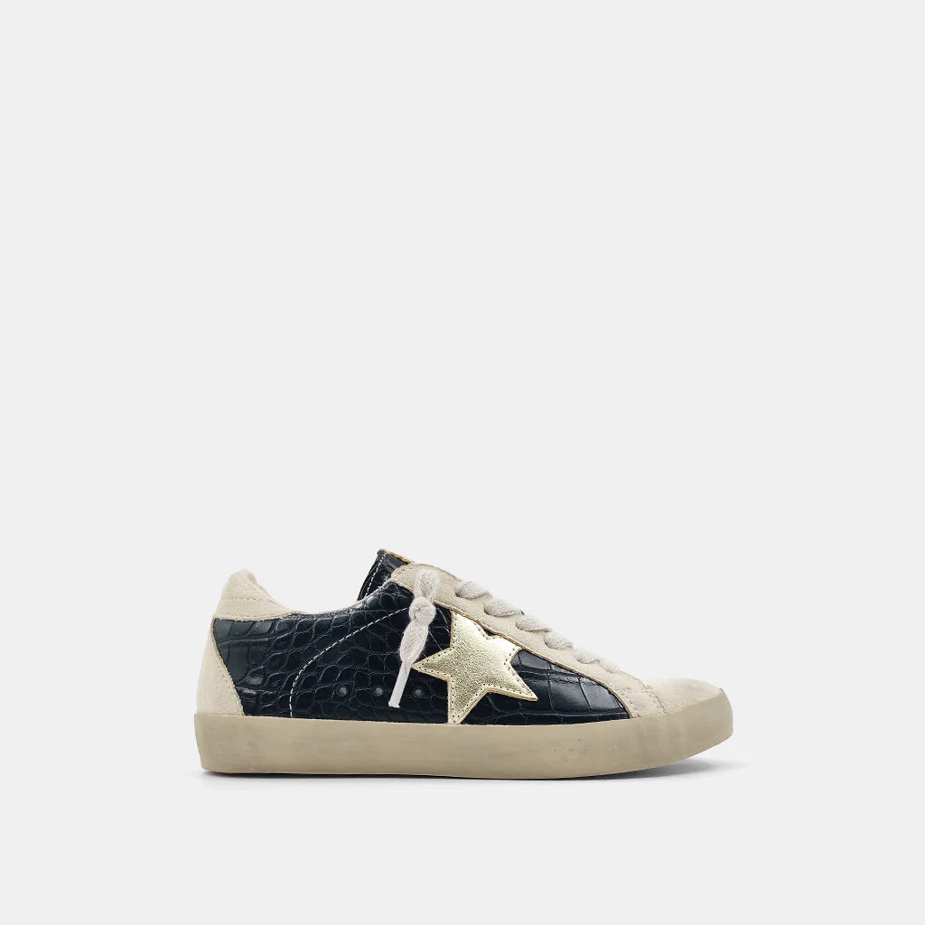 Black Croco Paula Kids