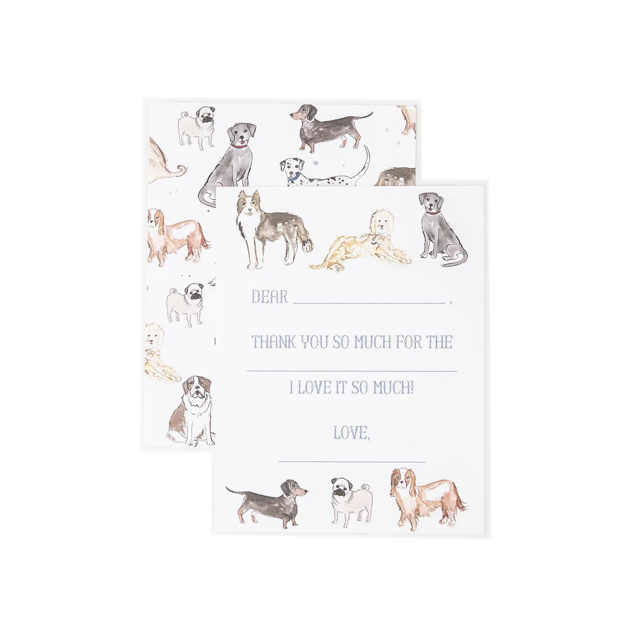 "Puppy Dog" Thank You Notecards