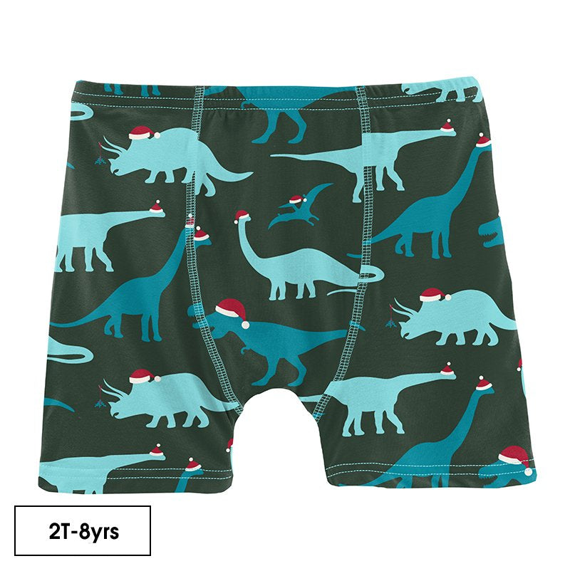 Santa Dinos Boxer Brief