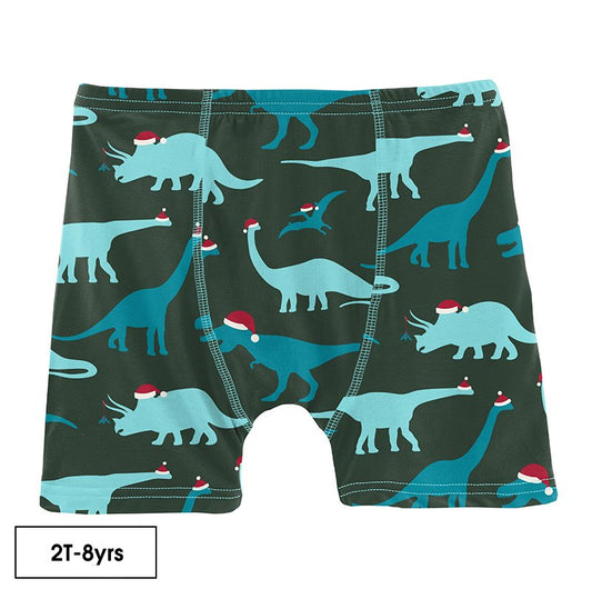 Santa Dinos Boxer Brief