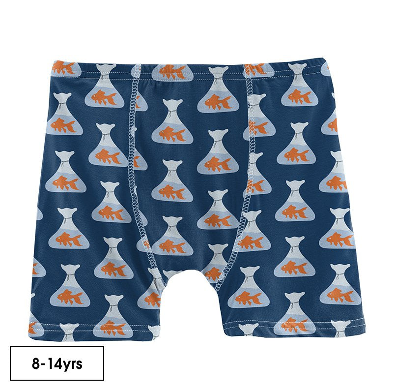 Navy Goldfish Prize Boxer Brief