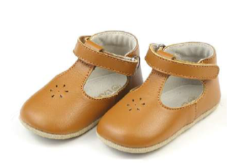 Caramel Lisette TStrap Crib  Maryjane