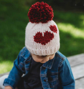 Double Red Sweetheart Pink Hat